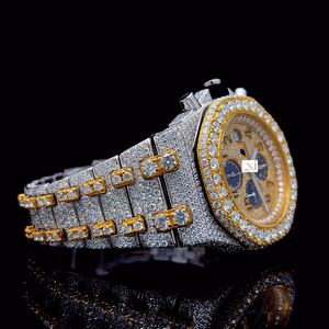 Sang trọng Stick-on đen Mina platy cho Thụy Sĩ Kim Cương xem đầy đủ màu trắng thạch anh phong trào thời trang quay số hiển thị con trỏ Ronda - Product Image 2