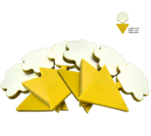 דו צדדי צהוב דביק פלסטיק דביק פירות פלסטיק דביק גינה & שליטה מקורה עם פטרת נמלה חזקה לנמלים & באגים - Product Image 6