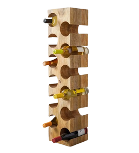 ที่วางไวน์ทำจากไม้12ขวดในราคาถูกหรือมีสีและขนาดที่กำหนดเองสำหรับปาร์ตี้และ Ba - Product Image 1