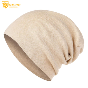 Unisex Thick Knitted Winter <b>Beanie</b> Jacquard Fabric <b>Skull</b> Cap for Men and Women Cuffed <b>Beanies</b> - Product Image 1