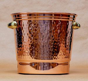 Tendance seau à glace en laiton de haute qualité Antique beau seau en acier inoxydable en métal fini Ice Party et hôtel utiliser la forme ovale - Product Image 2