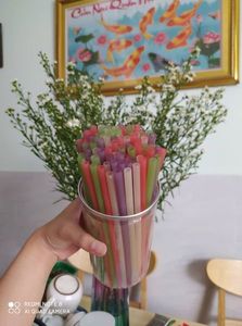 Artículo caliente, pajitas de arroz autodestructivas de color natural de Vietnam con precio competitivo y listas para enviar - Product Image 6