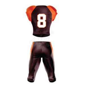 Uniforme de Fútbol Americano Duradero y Elegante para Equipos Juveniles y Adultos con Número y Nombre Personalizados - Product Image 2