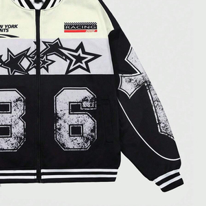 Veste universitaire personnalisée Blouson bombardier universitaire unisexe pour uniforme d'équipe ou style streetwear tendance - Product Image 4