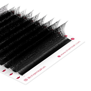 ขนตาปลอม CharmLash คุณภาพสูง 5D สีดำด้าน ธรรมชาติ ยาว  ใย PBT จากเยอรมนี ขนาด 0.07 มม. จัดส่งรวดเร็ว อุปกรณ์ต่อขนตา เวียดนาม - Product Image 2