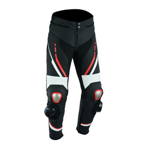 Pantalones de montar en moto con etiqueta personalizada Precio razonable Pantalones de cuero de moto a la moda - Product Image 2