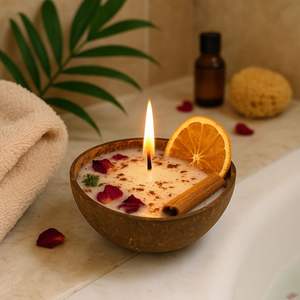 <b>Wholesale</b> Coconut Wax Scented <b>Candles</b> Handmade Modern Natural Aromatherapy Direct Factory for Home Decoration OEM ODM Options - Product Image 1