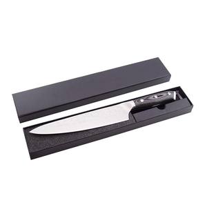 Vente en gros de commandes en gros personnalisées, service OEM et ODM, couteau de chef professionnel avec lame en acier inoxydable, manche en bois Pakka, cuisine - Product Image 5