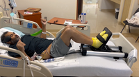 Máquina de Ejercicios para Piernas para Uso Doméstico, Equipo de Rehabilitación para Ejercitar los Músculos de las Piernas para Personas Postradas en Cama