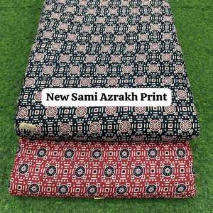 Tela de Algodón Estampada India, Textil de Fibra Natural Suave al Tacto para Confección de Ropa, Manualidades y Decoración del Hogar - Product Image 1