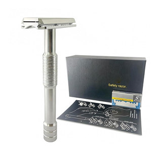 Maquinillas de Afeitar de Seguridad Reutilizables de Acero Inoxidable de Alta Calidad, Venta al por Mayor, Nuevo Diseño - Product Image 1