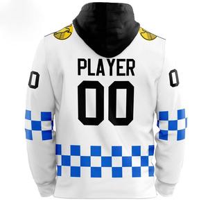 Maillot de hockey sur glace 100% polyester de haute qualité conçu sur mesure impression par sublimation logo brodé OEM vêtements de sport d'équipe adultes - Product Image 6