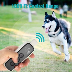 Collar de Adiestramiento Eléctrico Recargable e Impermeable Bousnic para Perros Pequeños, Medianos y Grandes con Niveles de Choque Personalizables y Control Remoto - Product Image 4