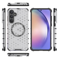 Coque souple en nid d'abeille magnétique sans fil pour Samsung Galaxy S24 Plus S23 Ultra FE A35 A55 Shockproof Hybrid Cover