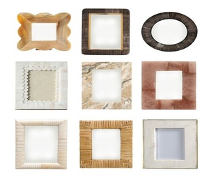 Marco de fotos de resina multicolor hecho a mano con estilo ángel para decoración del hogar - Product Image 6