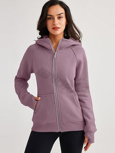 Sudadera con capucha y cremallera completa de alta calidad, precio razonable, sudadera con cremallera completa de EE. UU., Sudadera con capucha de algodón con cremallera facial completa y logotipo personalizado - Product Image 2