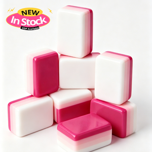 Luxury 4-Layer Hot Pink Candy American Mahjong <strong>Set</strong> 160 Mahjong Tiles Modern Design Durable Acrylic Material for <strong>Chess</strong> Games - Product Image 2