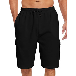Pantalones cortos de fútbol para hombre personalizables al por mayor 2025 con logotipo patrón sólido ropa informal de entrenamiento de fútbol y correr servicio OEM - Product Image 4