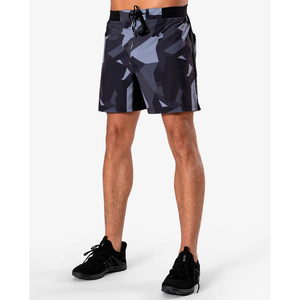 2023 Customized Logo Men's Sporty <b>Plaid</b> Gym <b>Shorts</b> Breathable Cotton Long <b>Shorts</b> for Fitness Running Customizable Sweat <b>Shorts</b> - Product Image 1