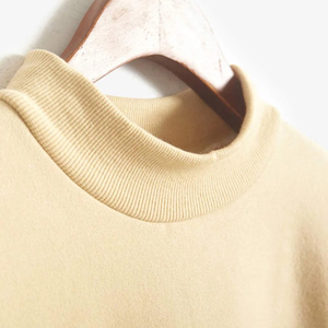 Sweat-shirt à col montant en polaire | Pull d'hiver chaud à col haut - Product Image 2