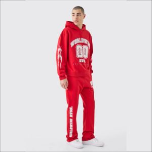 Premium Quality Men's & Unisex Tracksuits Polyester/Cotton Casual Solid Hooded Custom Logo Premium Hoodie <b>Sweatpants</b> <b>Sets</b> - Product Image 4