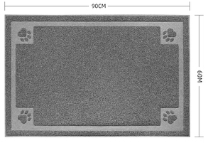 Große rutschfeste Matte anti-rutsch Haustier einfache Reinigung Katzen-Sand-Klockenmatten Wasserdichte PvC Katzen-Klo - Product Image 3