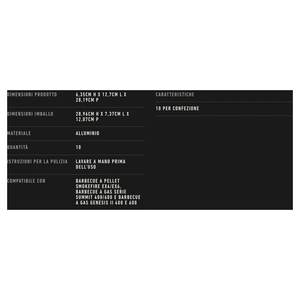 Lot de 10 plateaux jetables Weber 6498 28x12.7x6.3cm en aluminium de qualité supérieure, faciles à utiliser et à jeter - Product Image 4