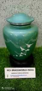 Large Size Cremation Memorial Metal <b>Urns</b> Burial Container Funeral Supplies-Quality Metal <b>Urns</b> Burial <b>Urns</b> Pot <b>Jar</b> - Product Image 2