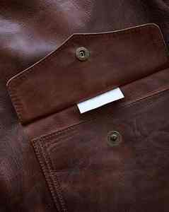 Veste en cuir haute visibilité, veste d'hiver, cuir de vachette de qualité supérieure, haut de gamme pour motocycliste, coupe ajustée, vêtements de moto, veste en cuir pour homme - Product Image 4