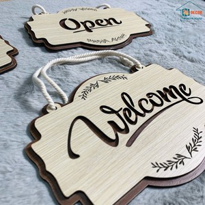 Panneau mural rustique en bois gravé sur mesure, décoration de ferme pour la maison, le bureau, cadeau, export, vente en gros, OEM - Product Image 6