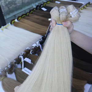 Extensions de cheveux vierges vietnamiennes de qualité supérieure, couleur blonde chaude, toutes longueurs - Product Image 1