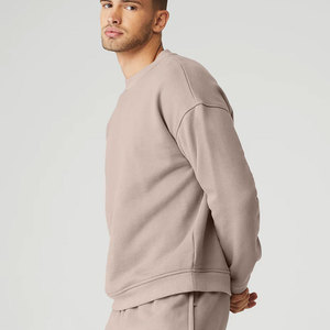 100% sweat à capuche pour hommes en molleton de coton avec manches raglan contrastées sweat-shirt coupe ample personnalisé vente en gros prix en vrac sweat-shirts - Product Image 2