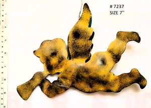 Árbol de Navidad de hierro de forma redonda Kalavastu, decoración colgante de 3 pulgadas, decoración festiva de habitación para celebraciones navideñas - Product Image 5