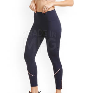 2024 femmes Fitness séchage rapide Legging superbe qualité respirant Spandex matériel sans couture Logo personnalisé Plus mi élastique solide - Product Image 4