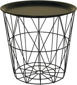 Mesa de centro de hierro negro con marco de Metal, mesa de té, sala de estar - Product Image 1