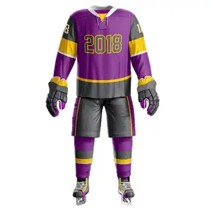 Neues Design Eishockey Trikot Uniform Sport bekleidung Team Wear Eishockey Uniform Für Männer