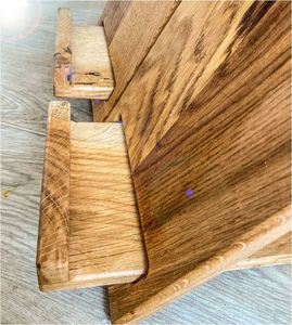 Soporte de libro de cocina portátil de madera marrón moderno, soporte de escritorio multifuncional y estante de lectura Mac para el hogar, la Oficina y el comedor - Product Image 6