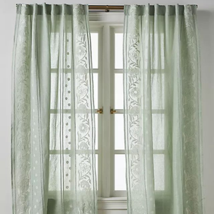 Cortinas de Algodón de Lujo Modernas de Primera Calidad para Ventanas de Habitaciones, Cortinas Opacas Personalizables - Suministro al por Mayor para Importadores - Product Image 1