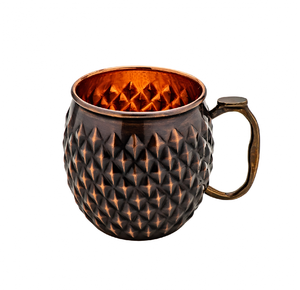 Taza de cobre natural para Bar Hogar y taza de viaje Taza de café Fabricación personalizada Precio asequible - Product Image 1