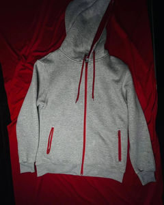 Sudadera con Capucha Ligera de Manga Larga para Hombre, Personalizada con Estampado, para Invierno, Diseño OEM de Bajo MOQ, Mezcla de Algodón que Absorbe la Humedad - Product Image 1