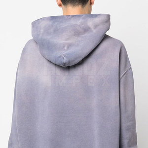 เสื้อฮู้ดซักแบบสวมหัวโอเวอร์ไซส์สำหรับผู้ชายเสื้อแนวสตรีทสำหรับฤดูหนาว - Product Image 5