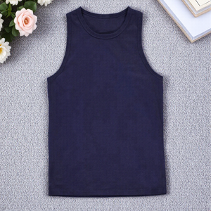 Débardeur en coton peigné tricoté, anti-rétrécissement, léger - Product Image 2