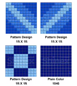 Long-Lasting Luxury Poolside Interior Wall Villa School Beautiful Pattern Swimming Pool Tiles Solid Surface Fade-Resistant - Product Image 3