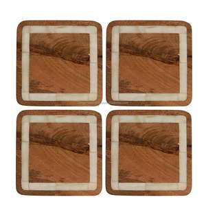 Posavasos de mármol de la mejor calidad con soporte, vajilla para cocina, oficina y artículos decorativos de vidrio, alfombrillas y almohadillas de cocina - Product Image 1