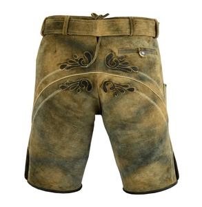Alta calidad alemán Trachten bávaro Lederhosen Oktoberfest Kurz cabra gamuza lederhose 2024/25 - Product Image 3