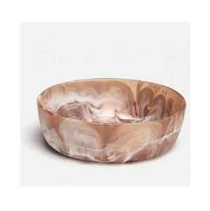 Cuenco de resina para servir con diseño brillante inspirado en mármol, hecho a mano estilo premium, adecuado para ensaladas de frutas, aperitivos o decoración de mesa - Product Image 3