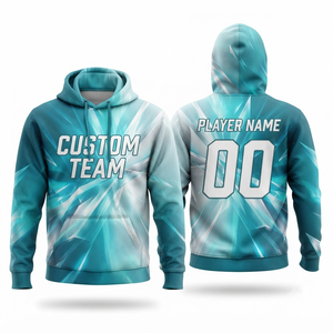 Custom Team <b>Name</b> Number Front Pullover <b>Hoodie</b> Argyle Pattern Long Sleeve Winter Sweatshirt Sports Streetwear - Product Image 1