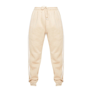 Joggers de rayas cómodos de calidad premium para mujer, edición pesada, diseño clásico, cintura elástica, plano, encaje de moda, superventas - Product Image 1