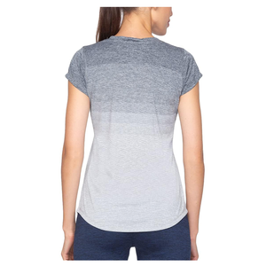 เสื้อเชิ้ตแขนสั้นสำหรับผู้หญิงเสื้อกีฬาวิ่งแห้งเร็วผ้าเทอร์รี่ระบายอากาศได้ดีดีไซน์ใหม่ - Product Image 2