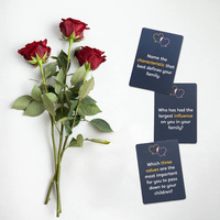 Jeu de cartes pour adultes sur la langue de l'amour, jeu de soirée romantique, jeu de cartes de questions personnalisées pour couples